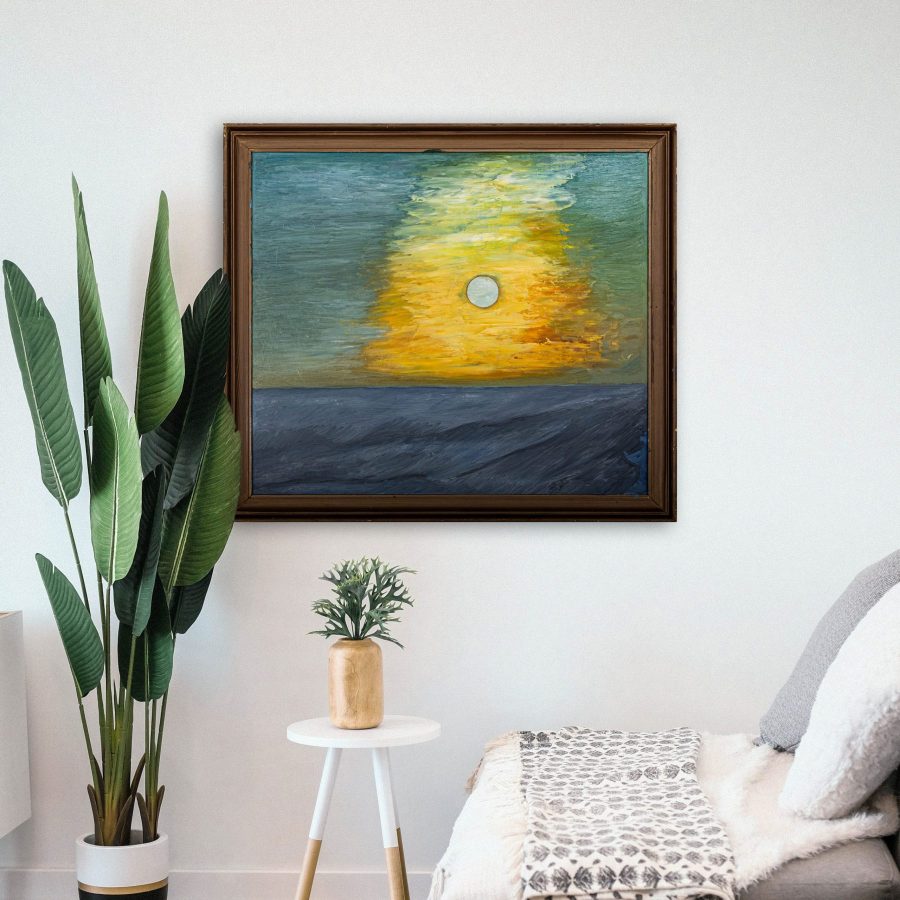 The Rising Sun (Interior View), painting by Ukrainian artist Alvi Siren