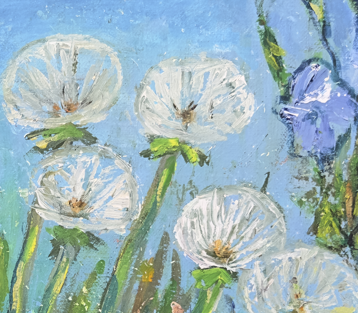 Spirit of Summer (Detail), painting by Ukrainian artist Alvi Siren