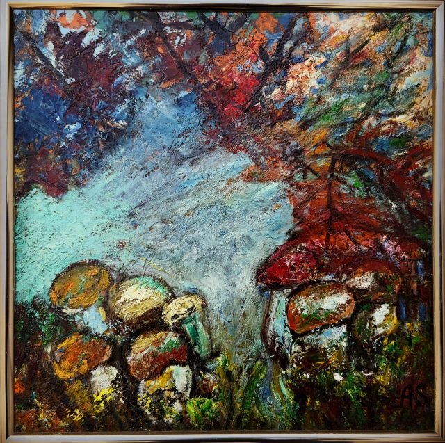 Autumn, painting by Ukrainian artist Alvi Siren