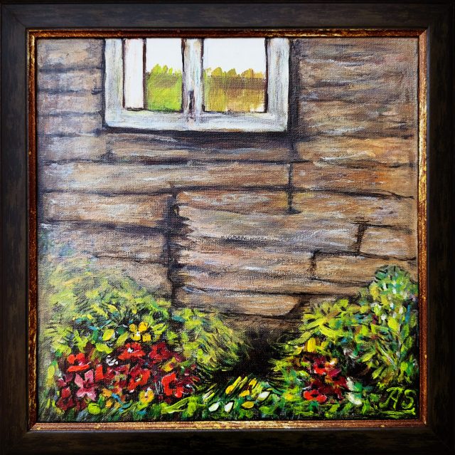 Home, painting by Ukrainian artist Alvi Siren
