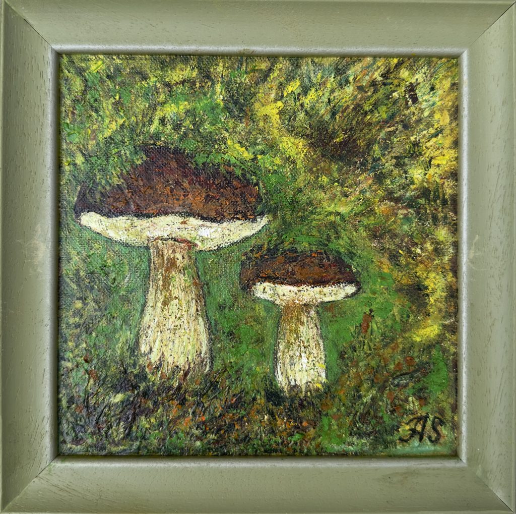 Forest Pair, painting by Ukrainian artist Alvi Siren