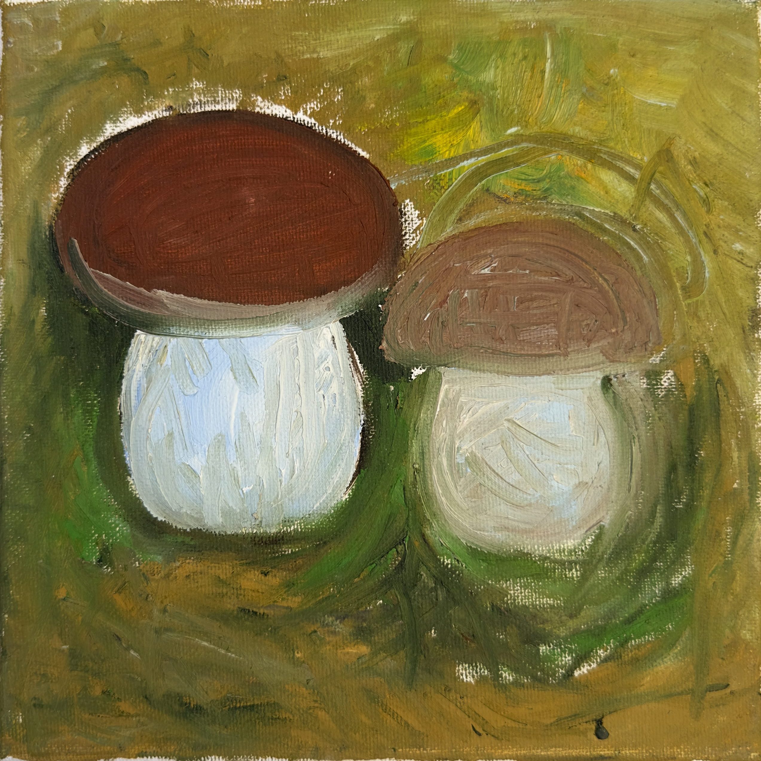 Bolete Study, painting by Ukrainian artist Alvi Siren