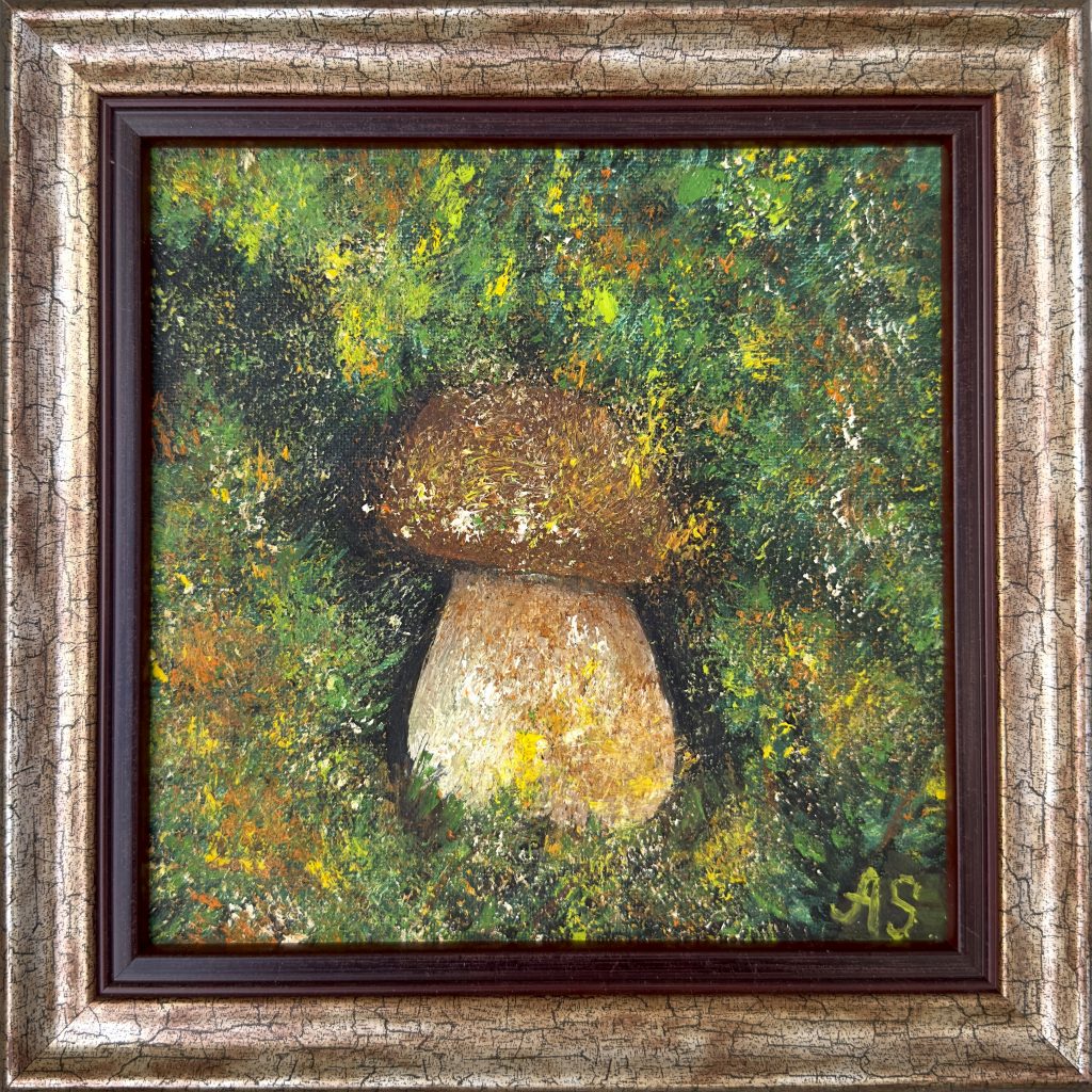 Forest Crown, painting by Ukrainian artist Alvi Siren
