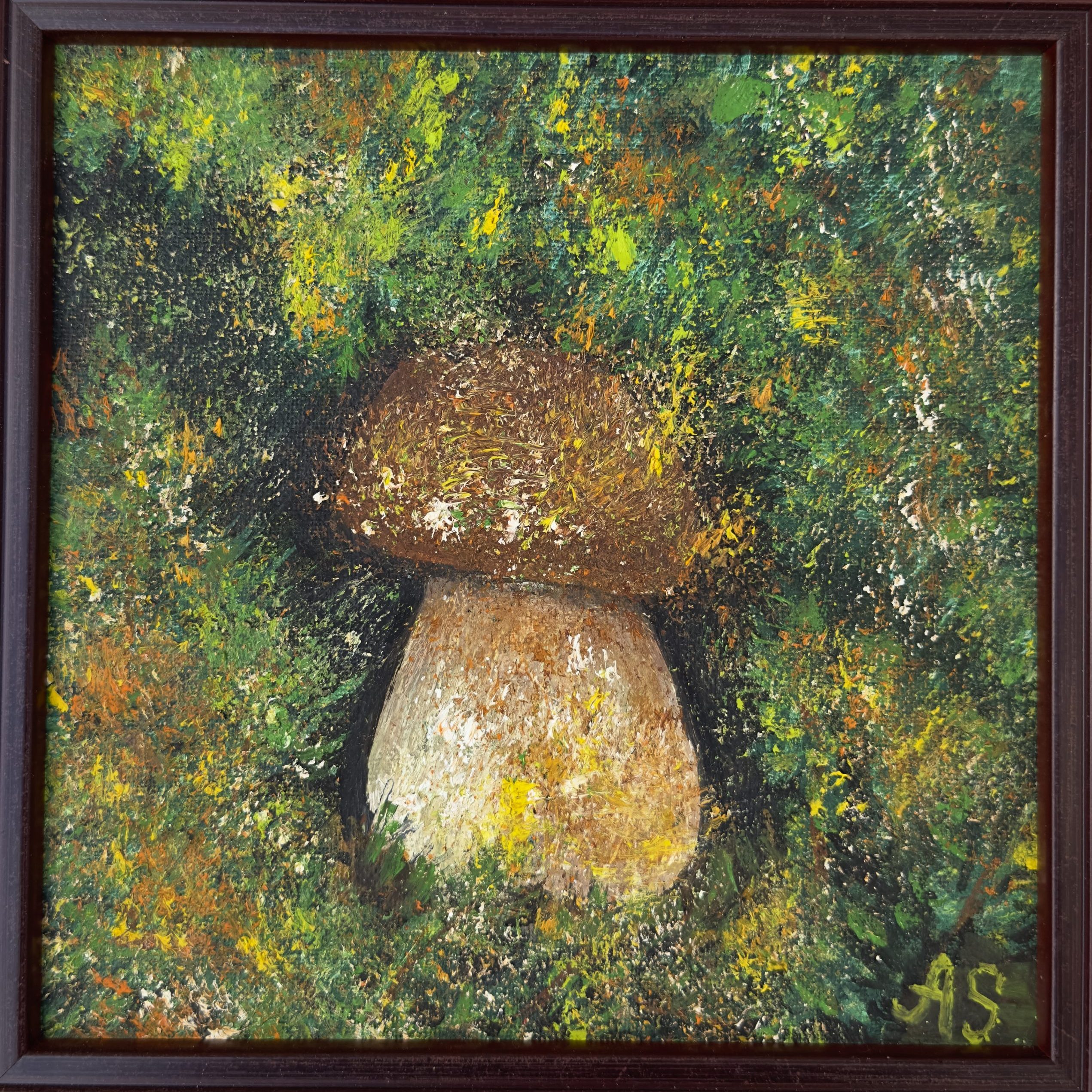 Forest Crown, painting by Ukrainian artist Alvi Siren