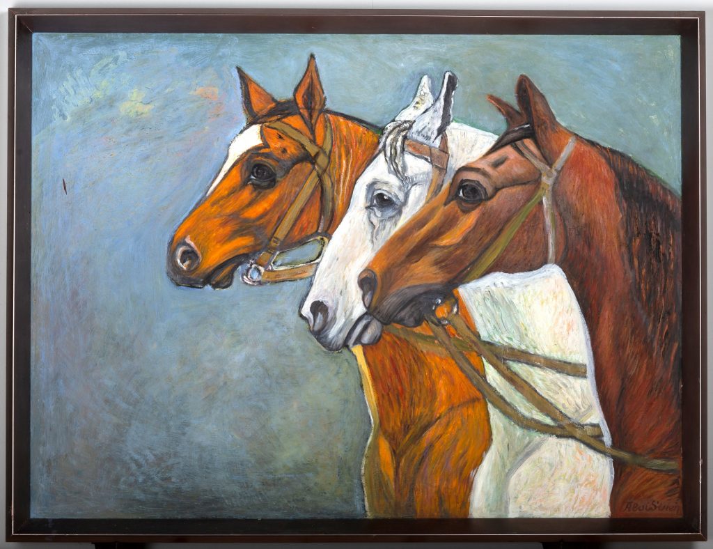 Harmony of Three, painting by Ukrainian artist Alvi Siren