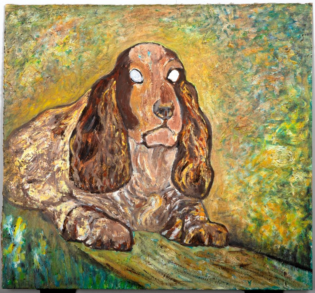 Resting Between Worlds, painting by Ukrainian artist Alvi Siren