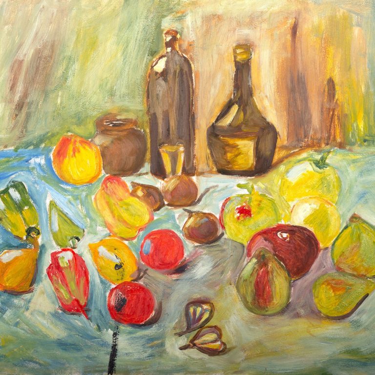 Luminous Harvest, painting by Ukrainian artist Alvi Siren