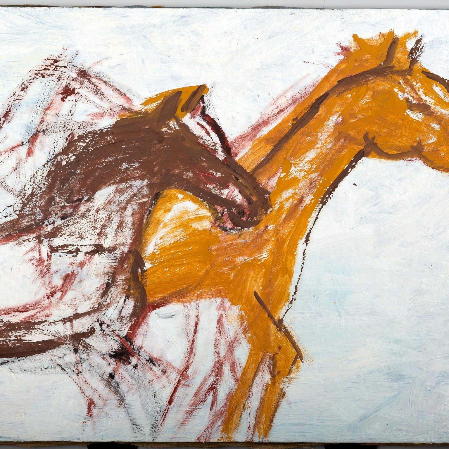 Galloping Echoes Abstract, painting by Ukrainian artist Alvi Siren