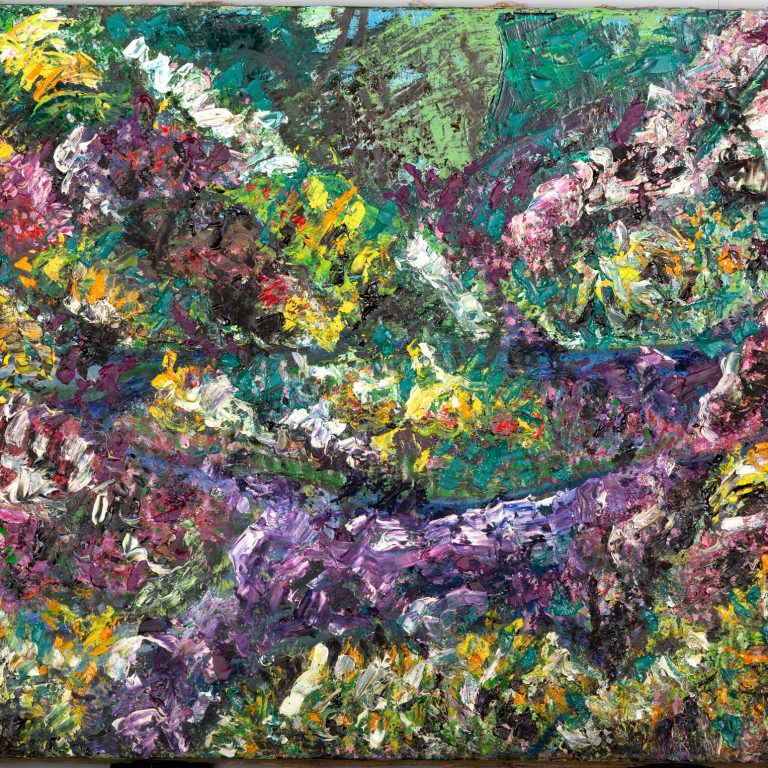 Blooming Meadow Reverie, painting by Ukrainian artist Alvi Siren