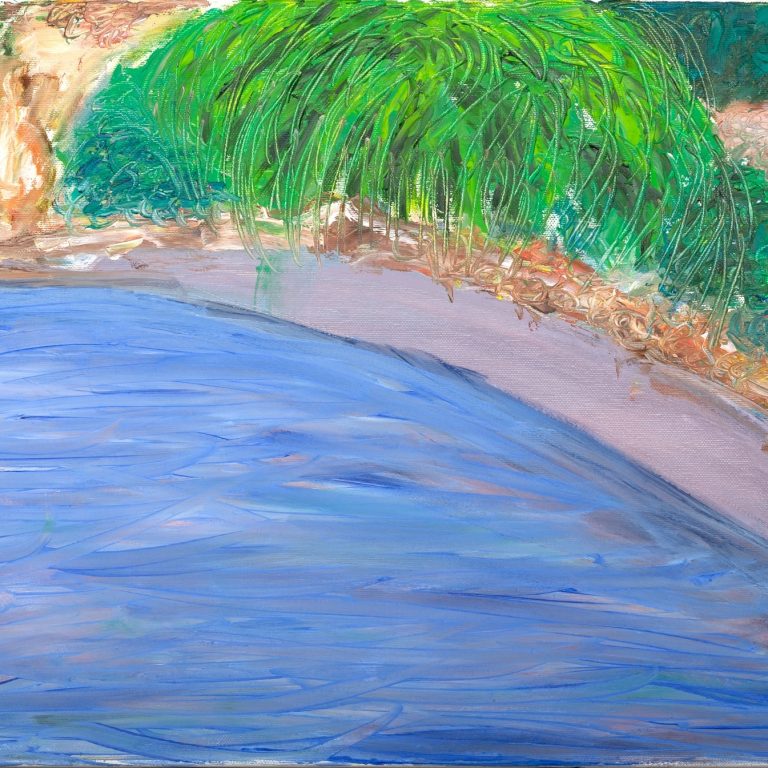 Pond of Summer Light, painting by Ukrainian artist Alvi Siren