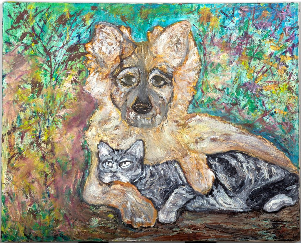 Weathered Souls, painting by Ukrainian artist Alvi Siren
