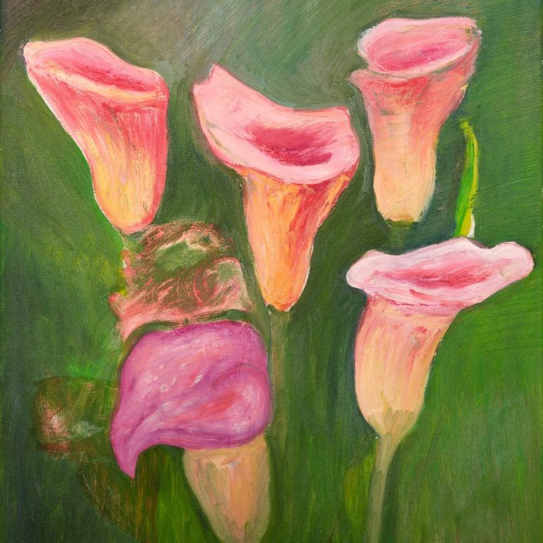 Calla Harmony, painting by Ukrainian artist Alvi Siren