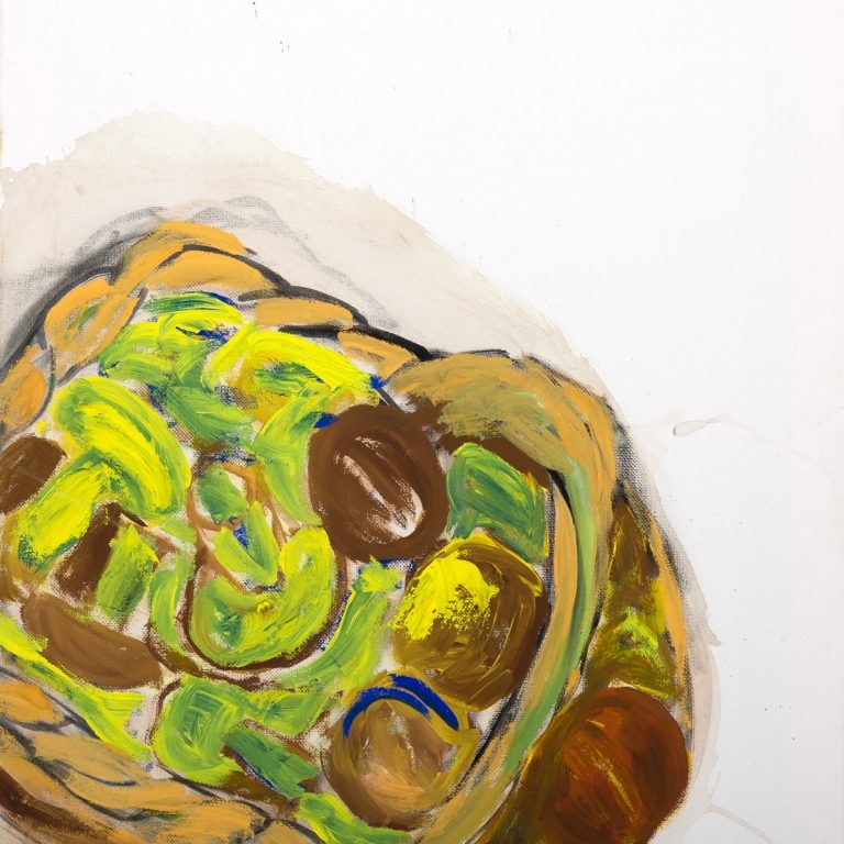 Woodland Harvest Abstract, painting by Ukrainian artist Alvi Siren