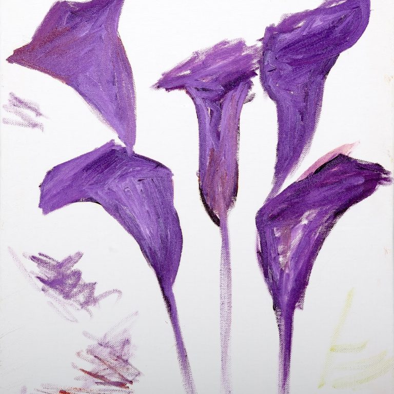 Violet Callas Abstract, painting by Ukrainian artist Alvi Siren