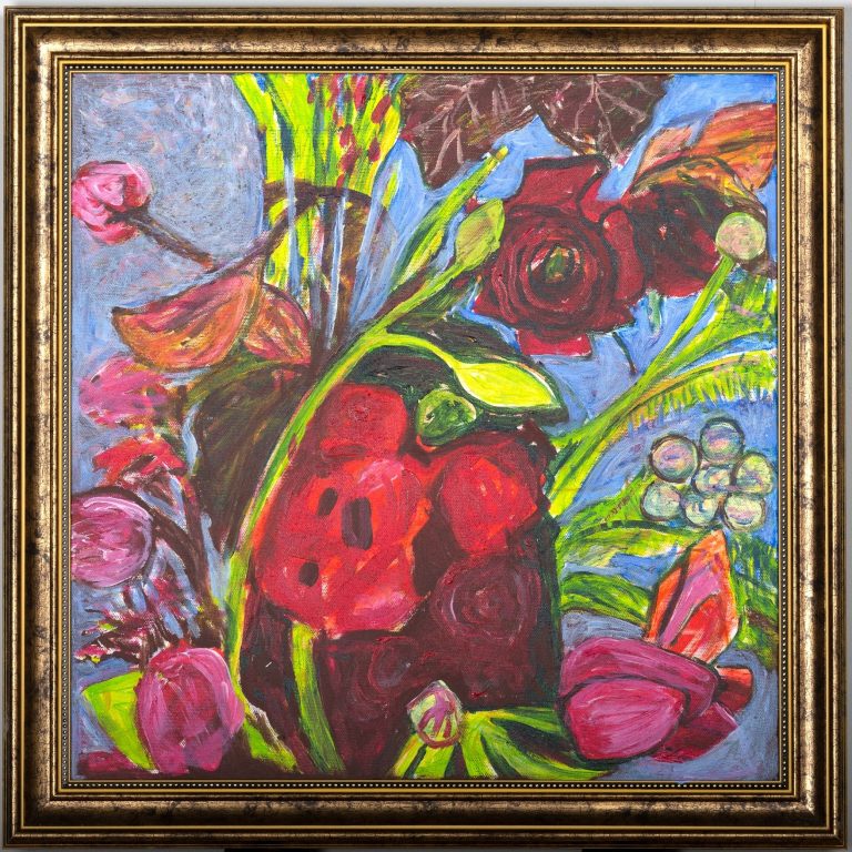 Garden in a Pot, painting by Ukrainian artist Alvi Siren