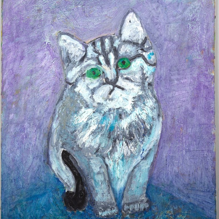 Emerald Eyes, painting by Ukrainian artist Alvi Siren
