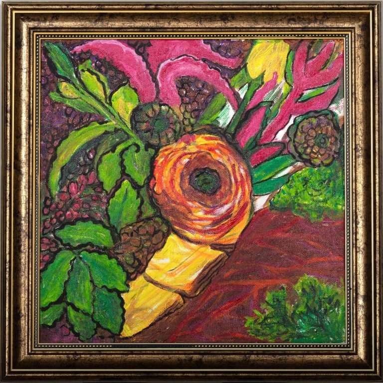 Forest Lantern, painting by Ukrainian artist Alvi Siren