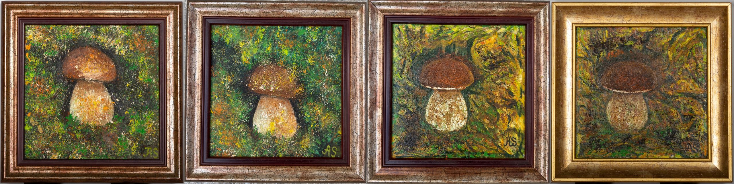 Woodland Monarchs Collection paintings by Alvi Siren