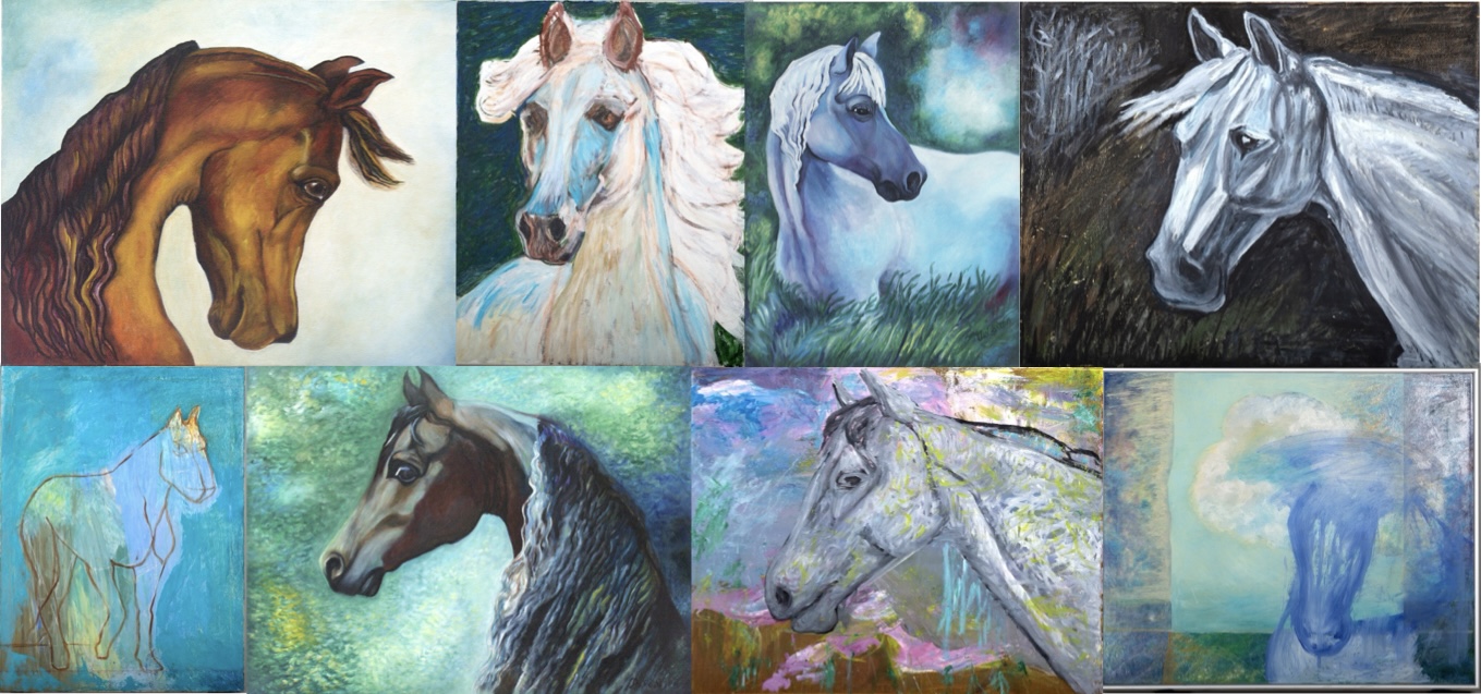 Horses of Light and Colour Collection, dedicated collection of paintings by Ukrainian artist Alvi Siren