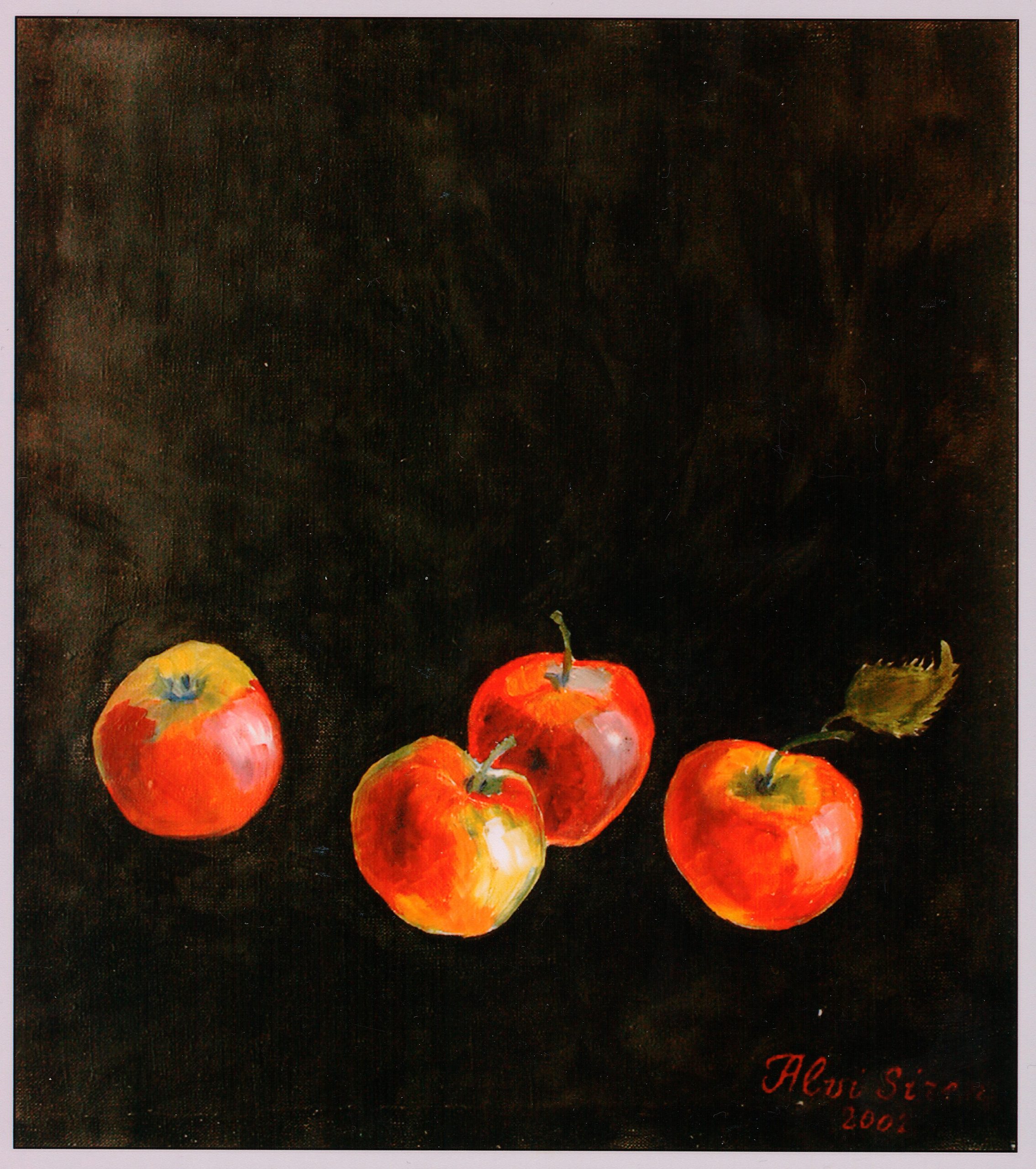 Apple Constellation, painting by Ukrainian artist Alvi Siren