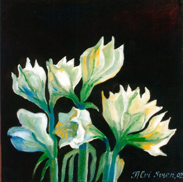 Glowing in the Dark, painting by Ukrainian artist Alvi Siren