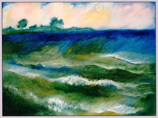 The Power of the Sea, painting by Ukrainian artist Alvi Siren