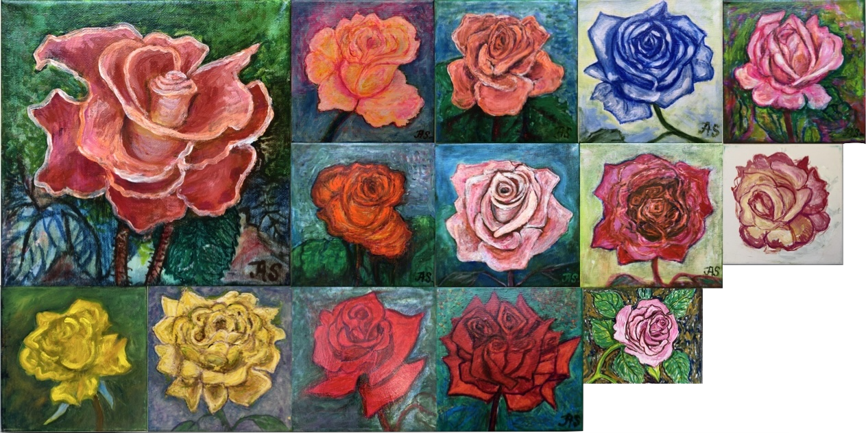 The Language of Roses Collection, dedicated collection of paintings by Ukrainian artist Alvi Siren